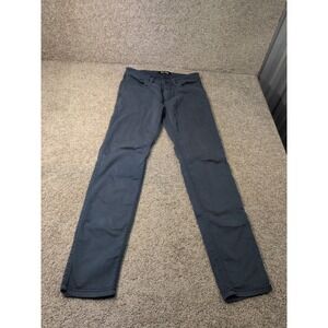 DU/ER N2X Slim Fit Performance Pants Mens 31x32 Charcoal Blue MFNS1001
